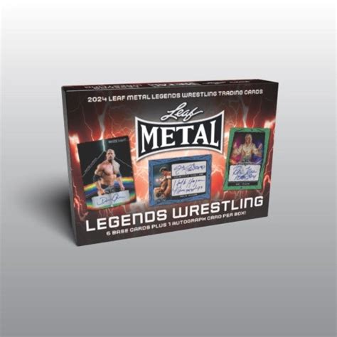 2024 leaf metal legends wrestling hobby box|2024 leaf metal wrestling checklist.